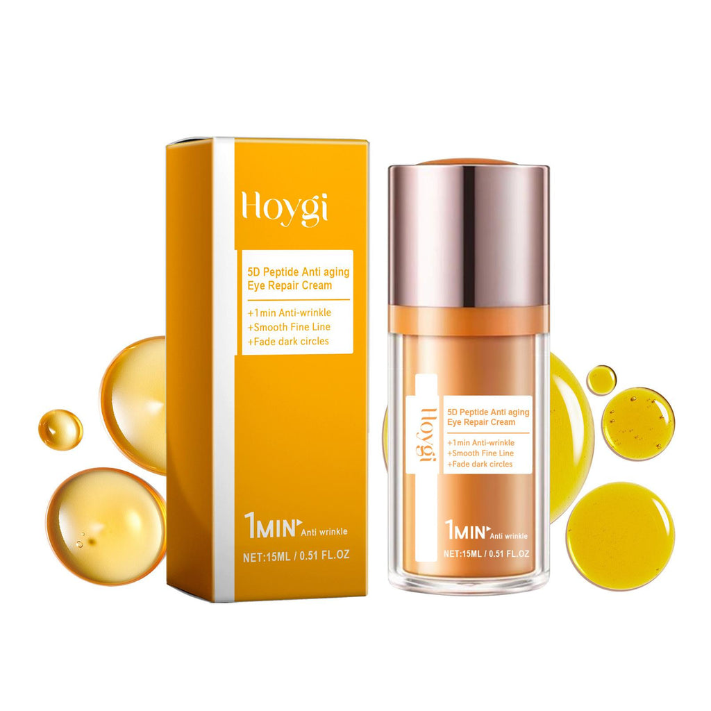 Hloygi 1Min Anti-Aging Eye Repair Cream with packaging on a white background NUVESSA 