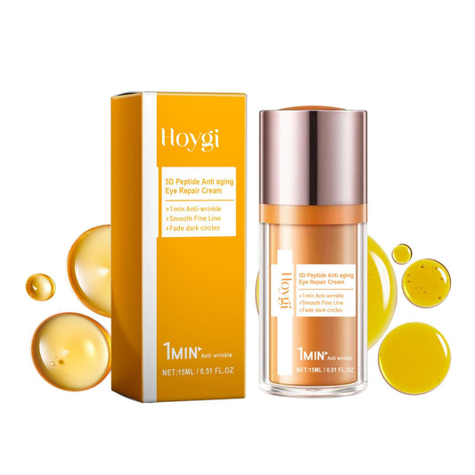 Hloygi 1Min Anti-Aging Eye Repair Cream with packaging on a white background NUVESSA 